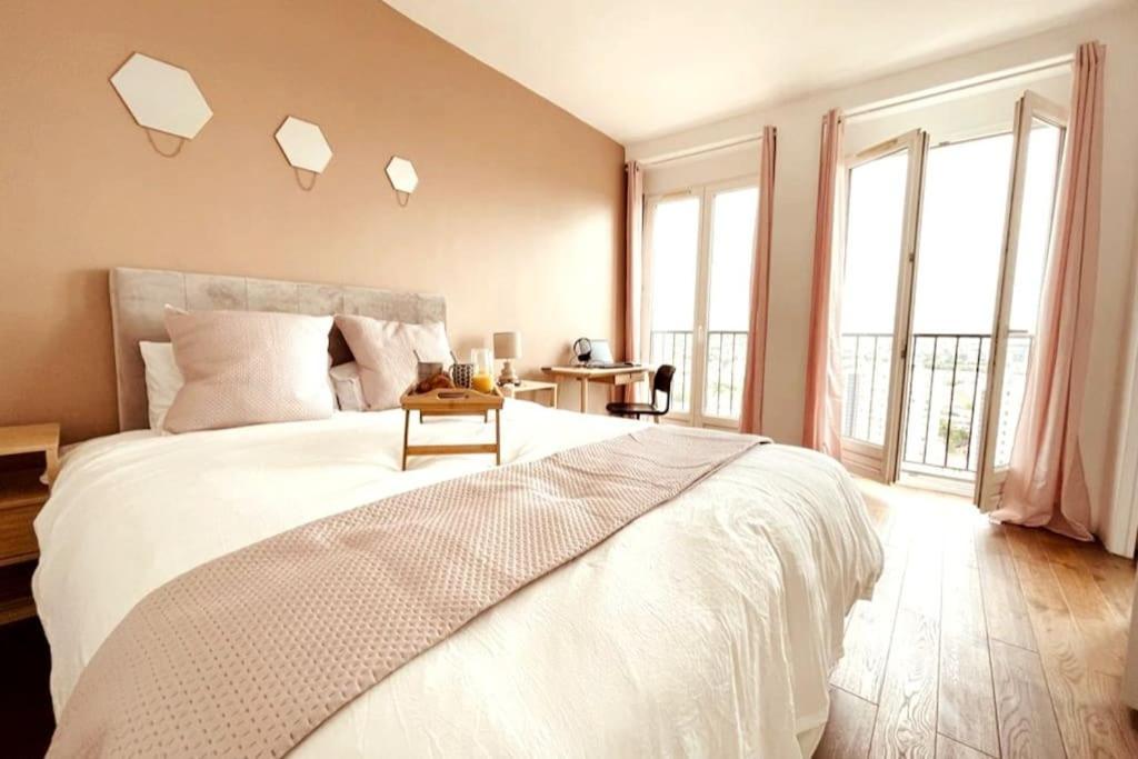 Appartement Ciel De Paris : Vue Tour Eiffel à Choisy-le-Roi Extérieur photo