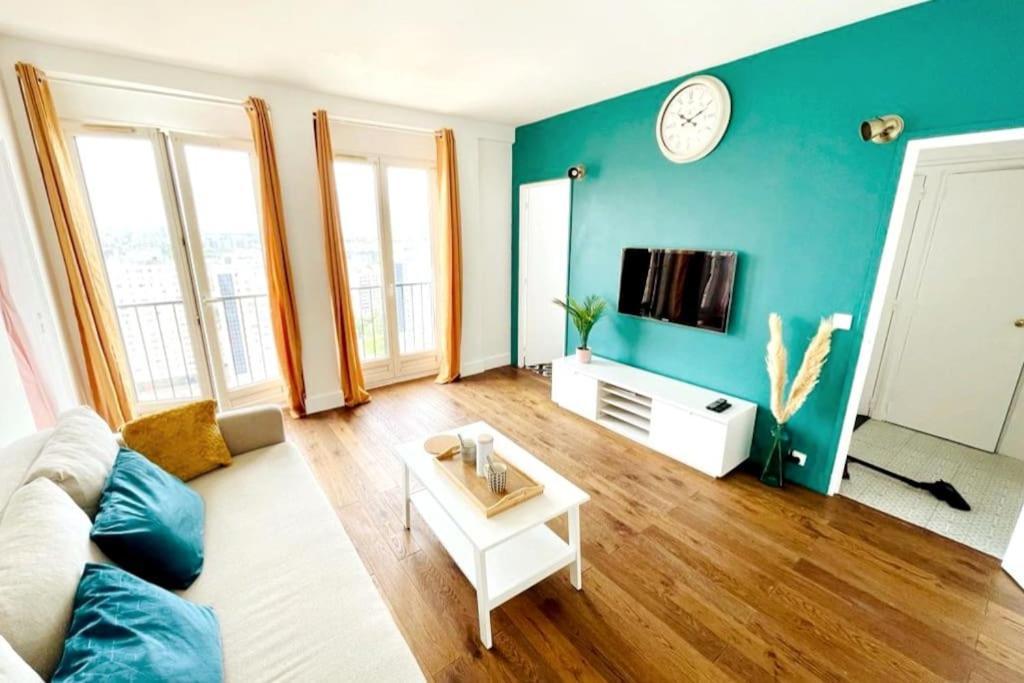 Appartement Ciel De Paris : Vue Tour Eiffel à Choisy-le-Roi Extérieur photo